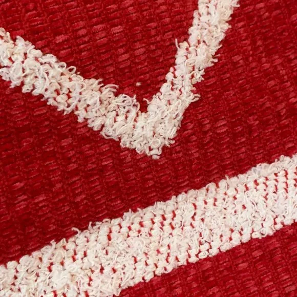 Rachel Ashwell The Farmhouse Decorative Throw Blanket 50x60" Chevron Fringe - Picture 13 of 16